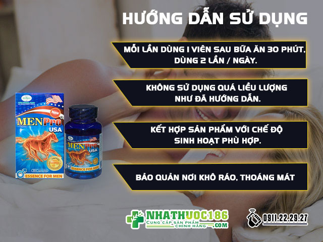 menpro usa cách sử dụng