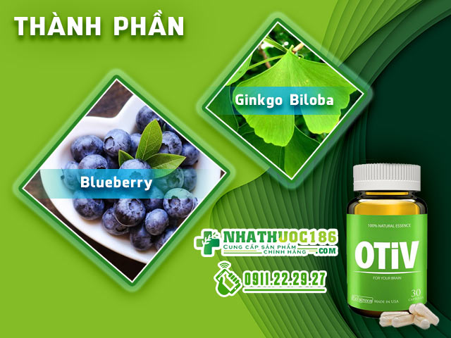 Thành phần của sản phẩm OTiV
