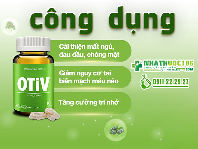 Công dụng của sản phẩm OTiV