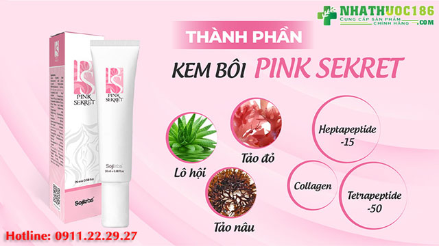 thành phần có trong sản phẩm pink sekret