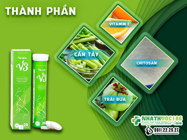 vinslim v3 thành phần