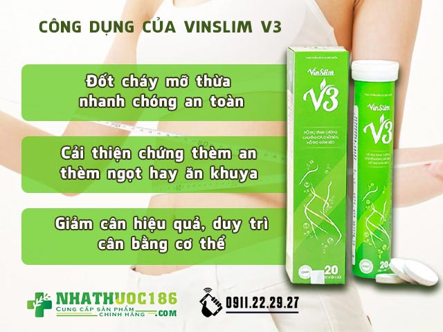 vinslim v3 công dụng