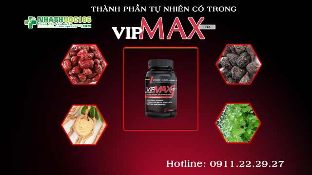 Thành phần của Vipmax-rx
