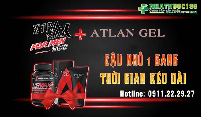 X2 sản phẩm Vipmax-rx và Atlan gel