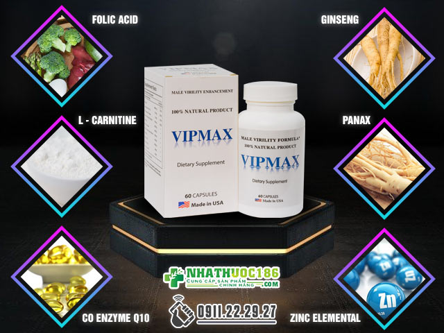 Thành phần của sản phẩm Vipmax