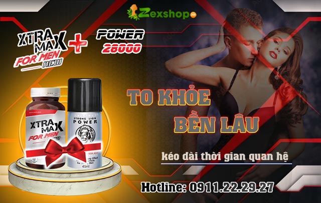 Xtramax For Men & Power to khỏe bền lâu