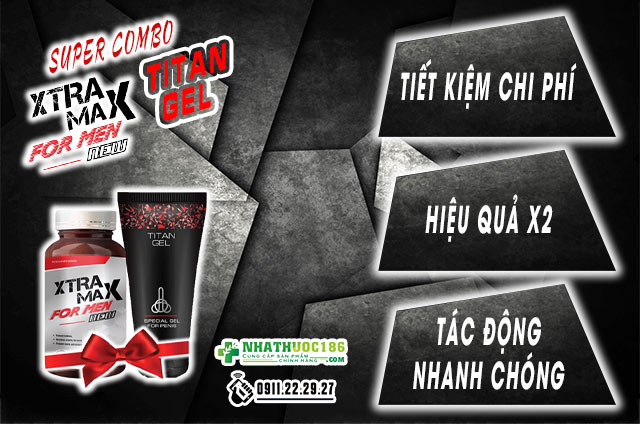 Xtramax For Men và Titan Gel khác biệt