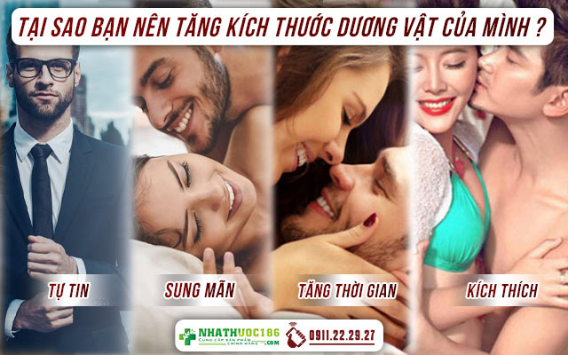 Tại sao nên tăng kích thước cậu nhỏ ?