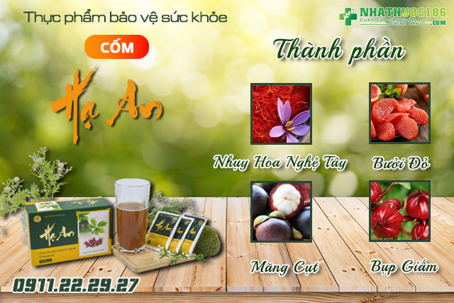 thành phần cốm hạ an
