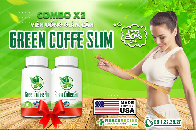 giới thiệu combo 2 sản phẩm green coffee slim