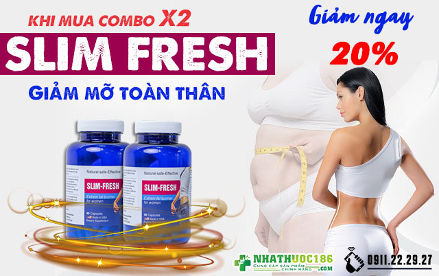giới thiệu combo 2 sản phẩm slim fresh
