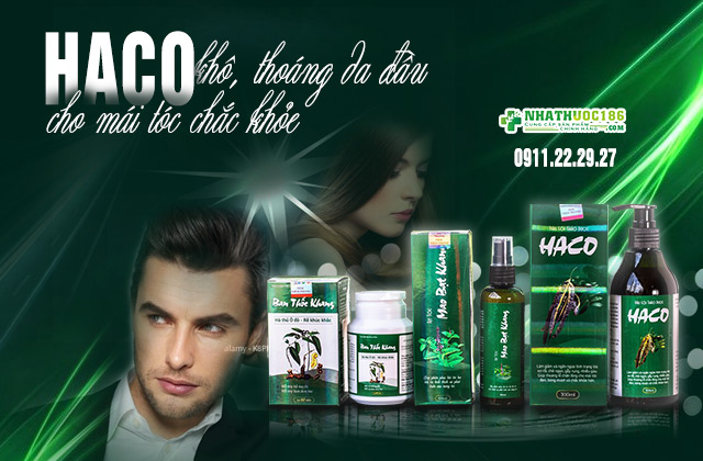 Tóc Haco - Hỗ trợ chăm sóc tóc, ngăn ngừa gãy rụng tóc