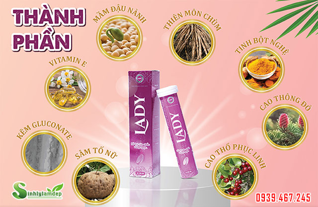 thành phần viên sủi lady