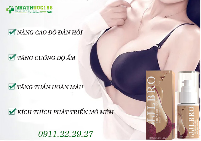 công dụng jjbro breast enhancement cream