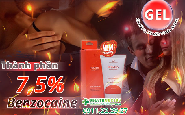 thành phần power plus delay creme for men
