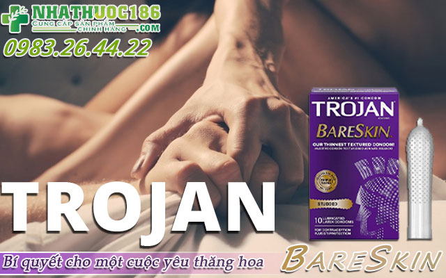 giới thiệu trojan studded bareskin