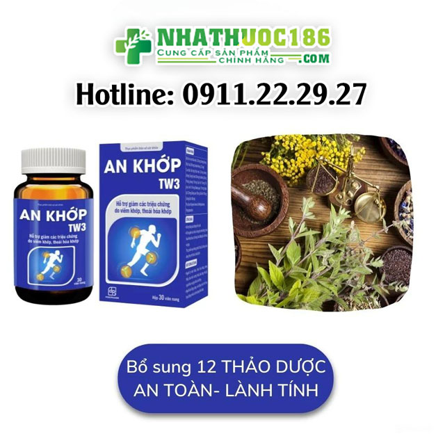 Thành phần thiên nhiên trong viên uống An Khớp TW3
