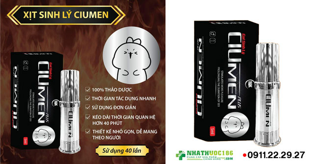 Hướng dẫn sử dụng xịt Ciumen Plus