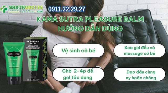 Hướng dẫn dùng KAMA SUTRA Pleasure Balm