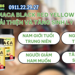 Maca Black Red Yellow 1900mg là gì?