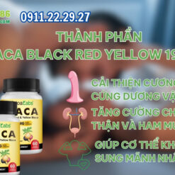 Công dụng của Maca Black Red Yellow 1900mg