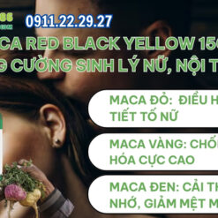 Thành phần Maca Red Black Yellow 1500mg