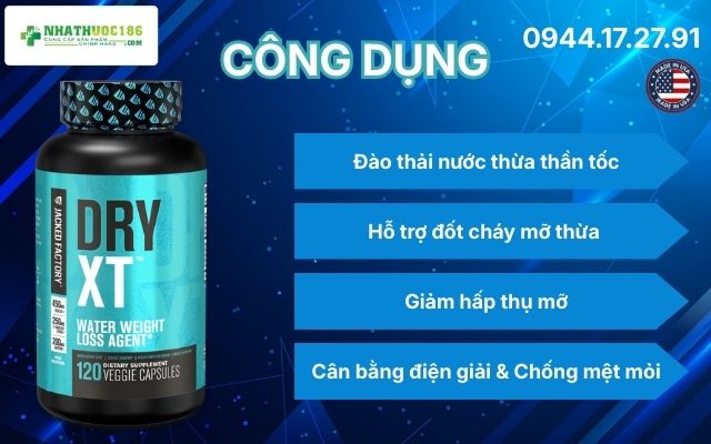 Công dụng vượt trội của Dry XT