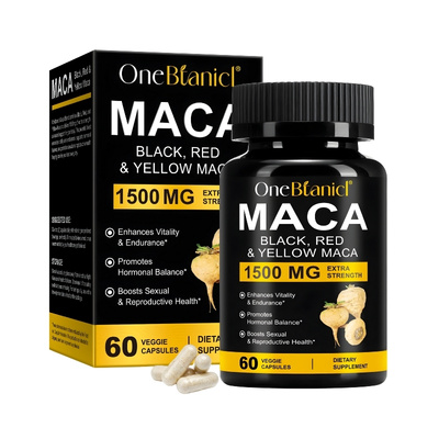 Maca Black Red Yellow 1500mg hỗ trợ tăng cương cứng cho nam