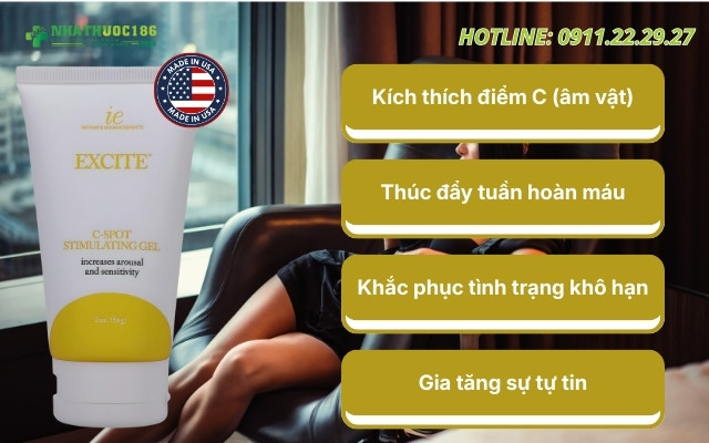 Công dụng của Excite - C-Spot Stimulating Gel