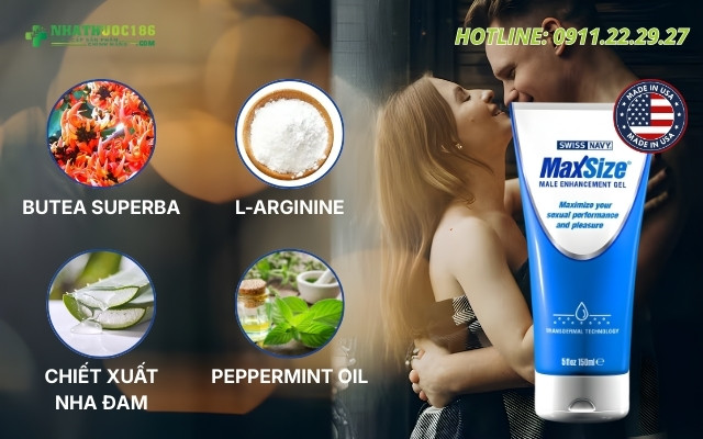 Thành phần có trong Swiss Navy MAX Size Cream