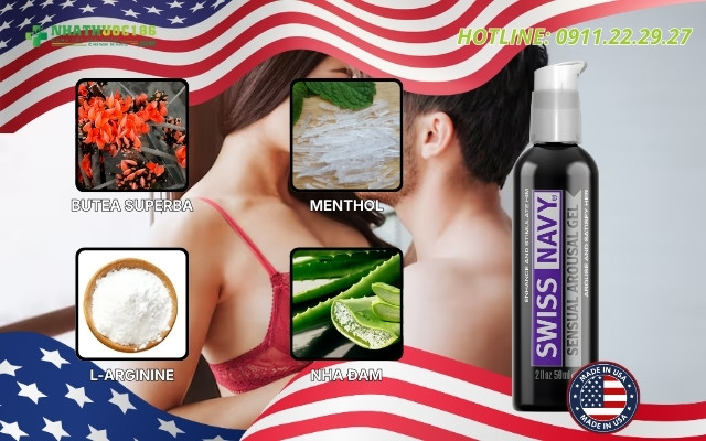 Thành phần có trong Swiss Navy Sensual Arousal Gel