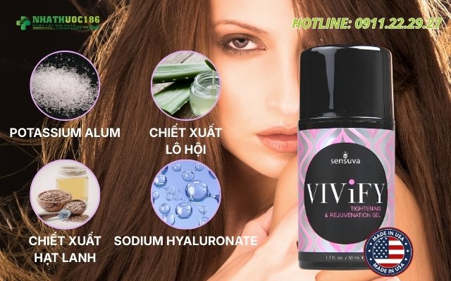 Thành phần có trong Vivify Tightening Gel