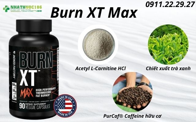 Phân tích chi tiết thành phần trong Burn XT Max
