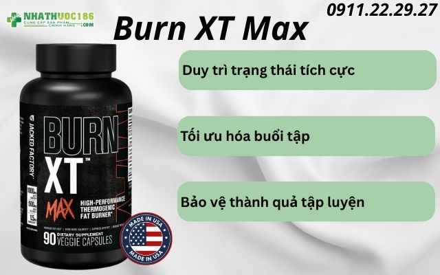 Lợi ích khi sử dụng Burn XT Max trong hành trình siết cơ
