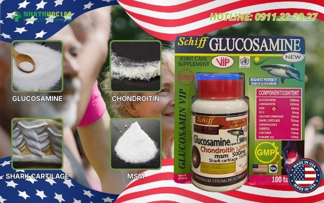 Thành phần có trong Glucosamin Schiff 1500Mg 100 viên