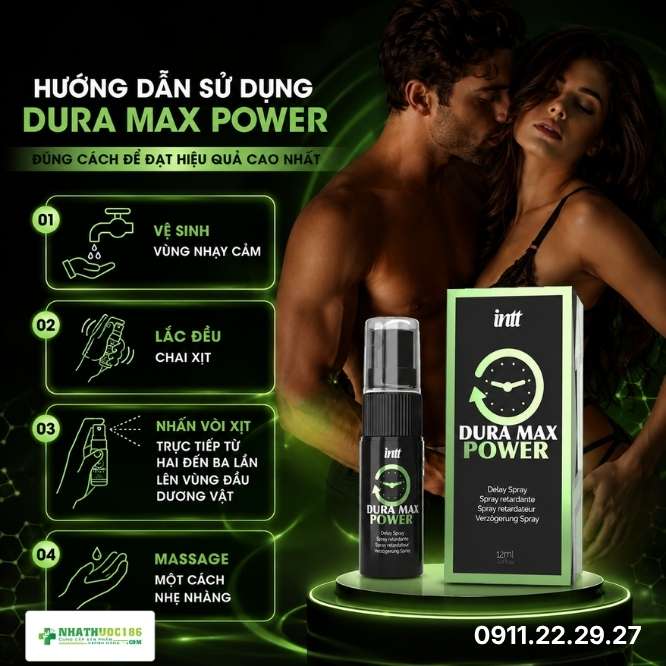 Cách Dùng Dura Max Power Delay Spray Đúng Cách