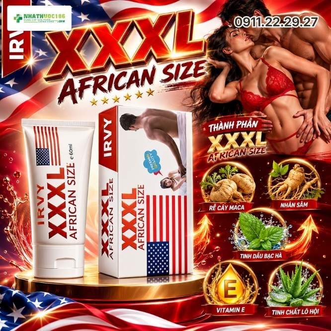 Thành Phần Của Gel Tăng Kích Thước Dương Vật XXXL African Size