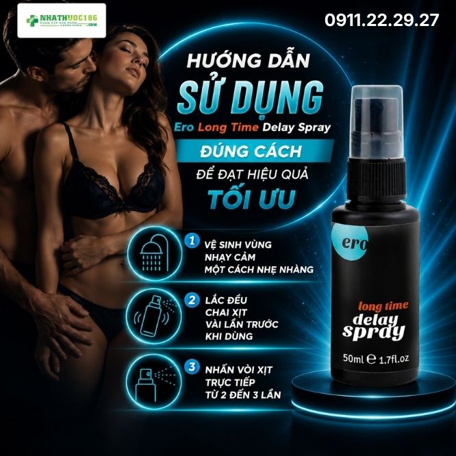 Cách Sử Dụng Long Time Delay Spray Đúng Cách Để Đạt Hiệu Quả Tối Ưu