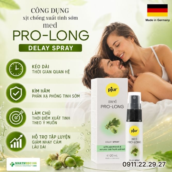 4 Công Dụng Vượt Trội Của Med PRO-LONG Delay Spray