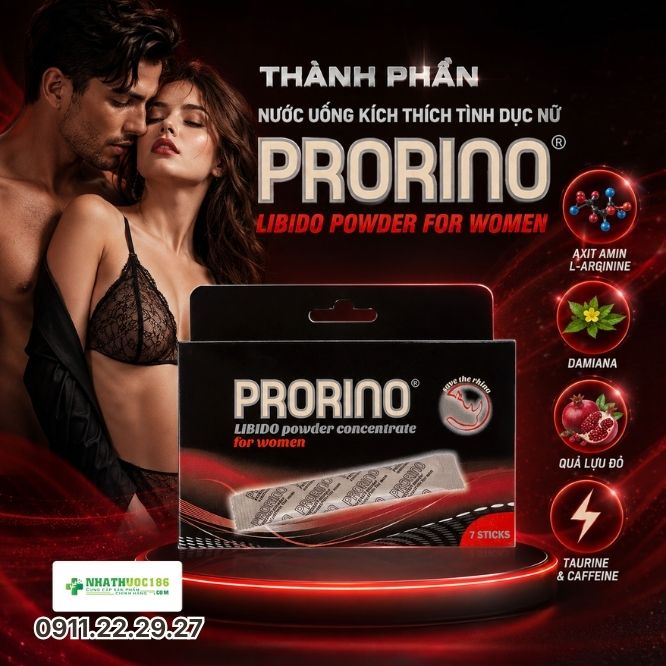 Thành Phần Nổi Bật Từ Prorino Libido Powder For Women
