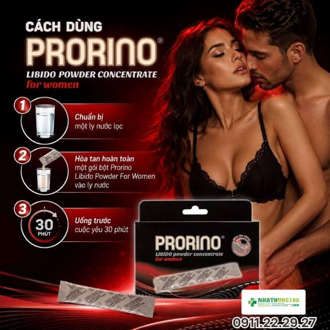 Hướng Dẫn Sử Dụng Prorino Libido Powder For Women Đúng Cách