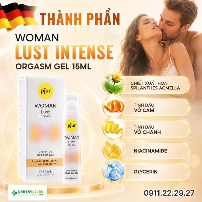 Thành Phần Của Gel Woman Lust Intense
