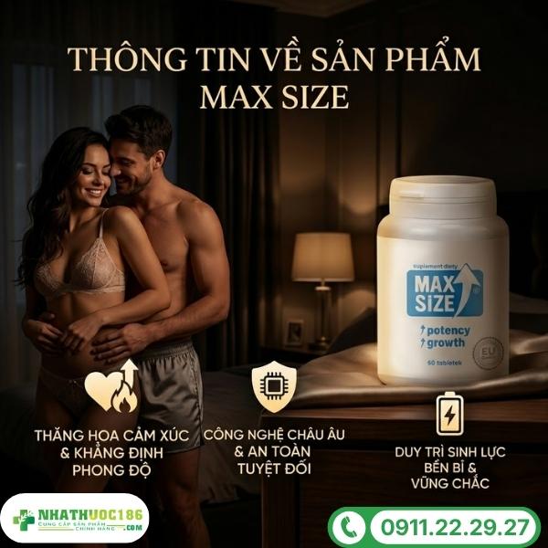 Giới thiệu sản phẩm MAX SIZE