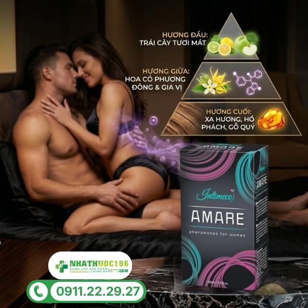 Thành phần tự nhiên trong nước hoa AMARE 100ml