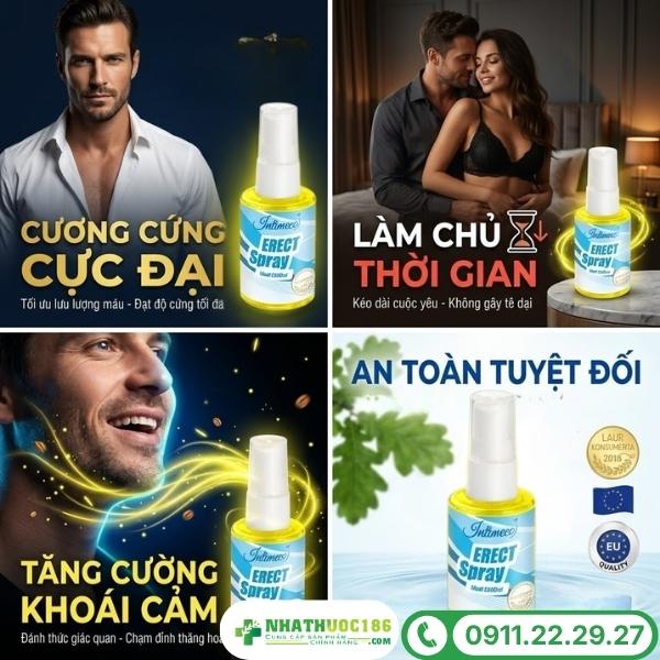 Đối tượng sử dụng và cách bảo quản Erect Spray 50ml