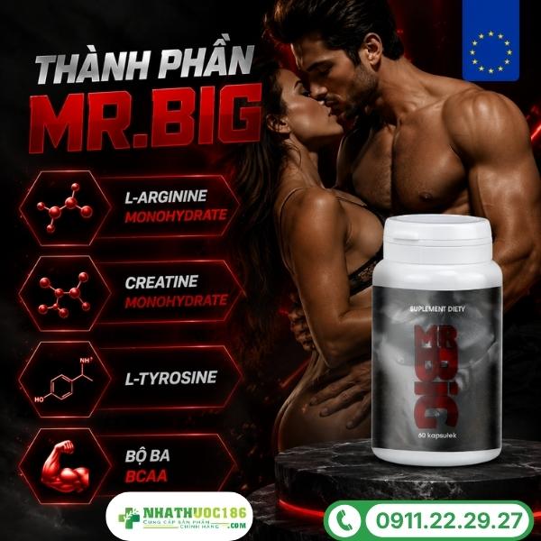 Thành phần tự nhiên trong viên uống MR.BIG 60 viên