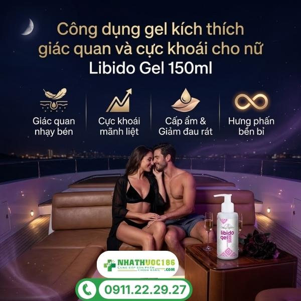 Công dụng vượt trội của gel Libido Gel 150ml