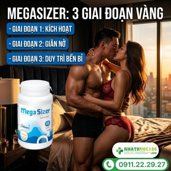Công dụng vượt trội của viên uống MegaSizer 60 viên