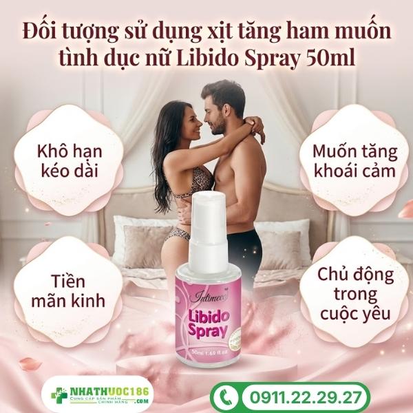 Đối tượng sử dụng và cách bảo quản Libido Spray 50ml