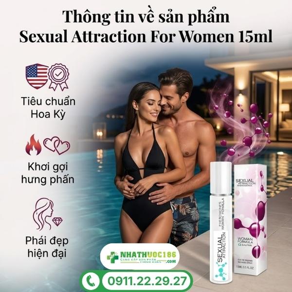 Giới thiệu sản phẩm Sexual Attraction For Women 15ml